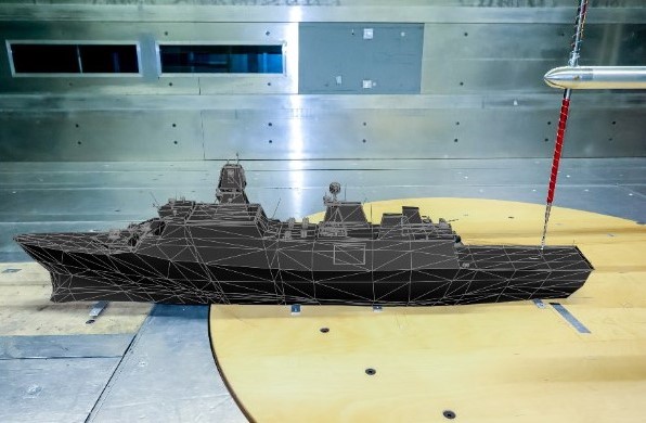 NLR ship model wt test 1